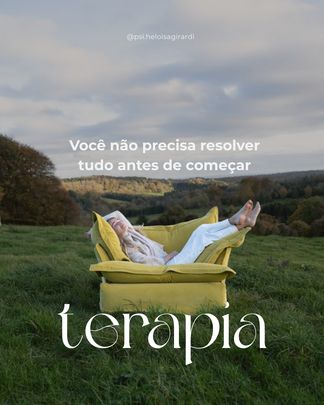 Post de psicologia sobre terapia.